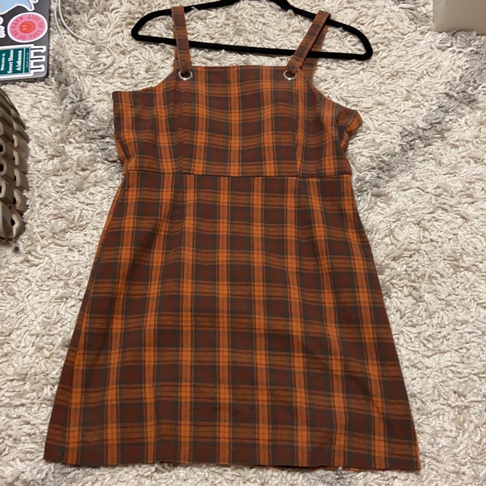 Molly Green Jumper // size L // plaid